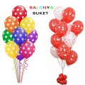 Uçan Buket Balon Benekli